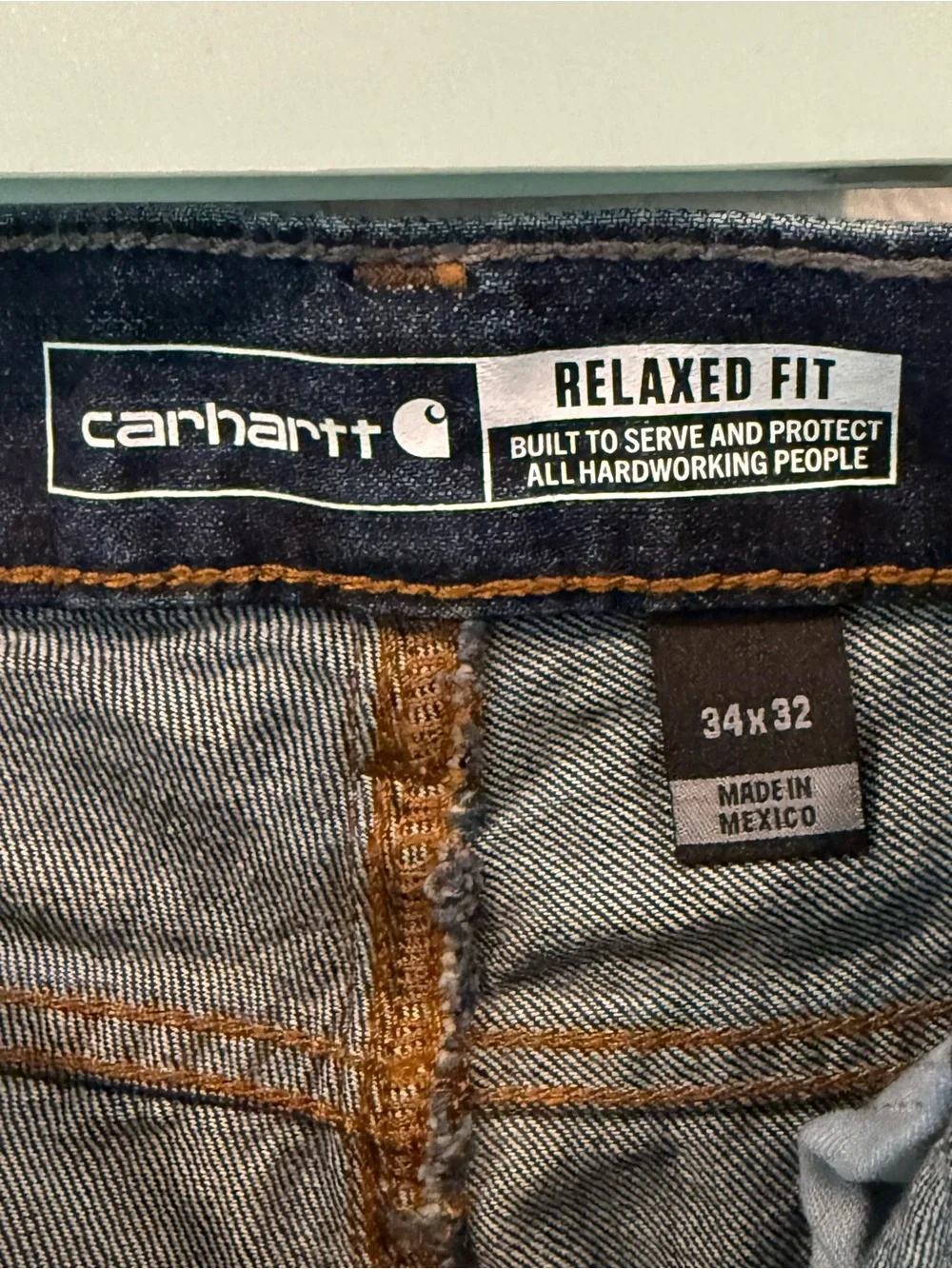 Carhartt measurements… waist